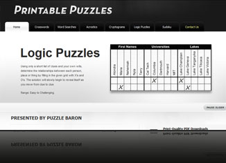 Printable Puzzles