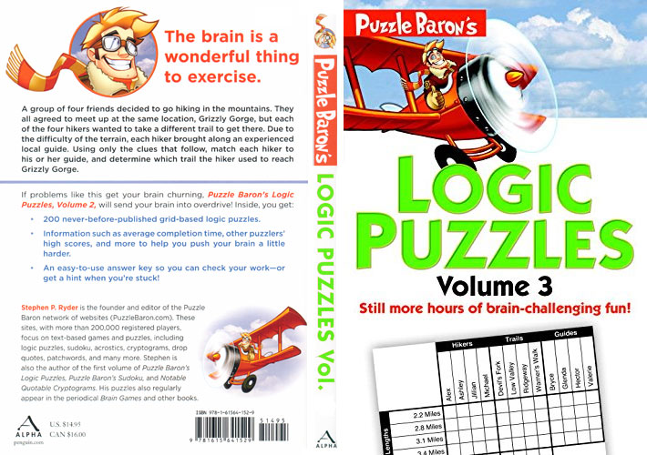 Printable Logic Puzzles Puzzle Baron Printable Logic Puzzles Puzzle
