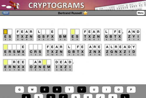 CROSSWORD CRYPTOGRAM - Puzzle - Apps on Google Play