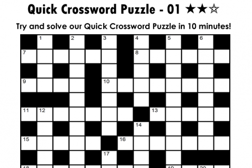 printable-quick-crossword 