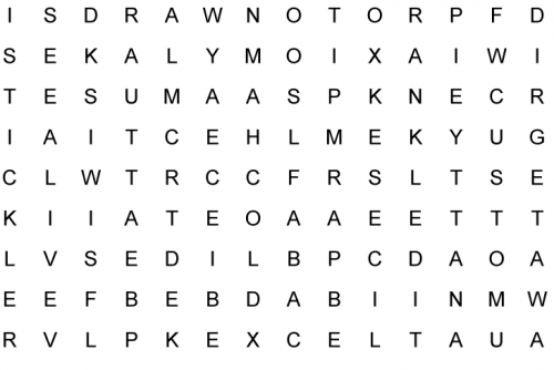 Puzzles printable word search Free Daily